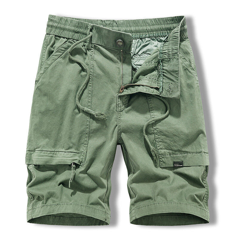 Trendy Casual Cargo Shorts Men's Summer Workwear Short Pants Male Outdoors Sports Shorts