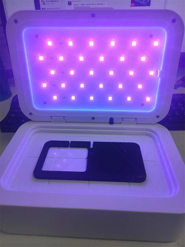 Filmexpert laminatore a polimerizzazione UV sottovuoto per la protezione dello schermo del telefono curvo pellicola idrogel rimozione delle bolle set di strumenti di riparazione del telefono