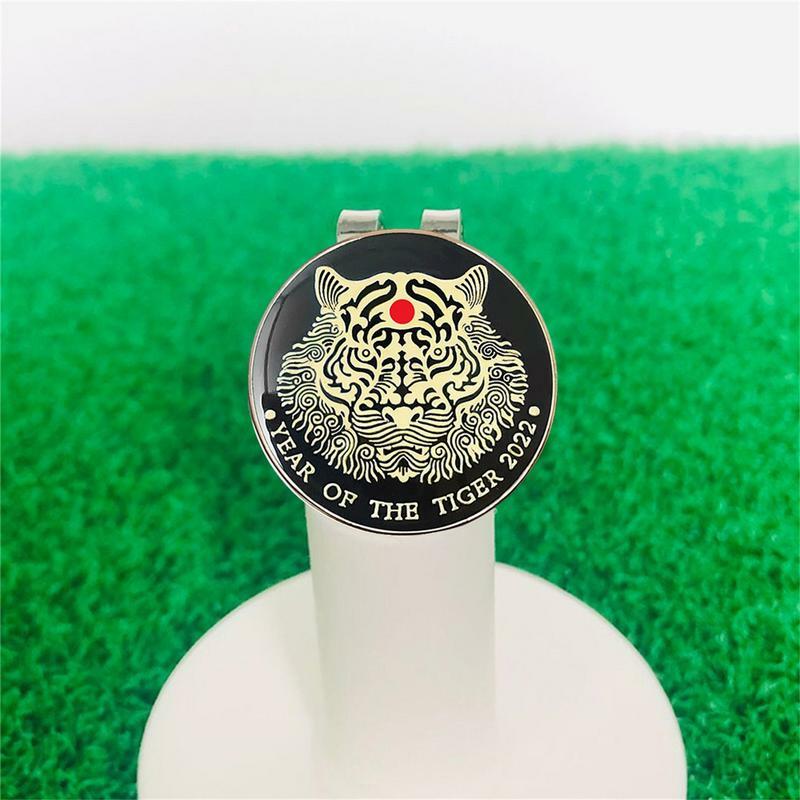 Przypinka do czapki golfowej magnetyczne klipsy do golfa zaznaczają piłka golfowa pozycję wyjmowany metalowy znacznik golfowy w różnym stylu prezent dla golfisty