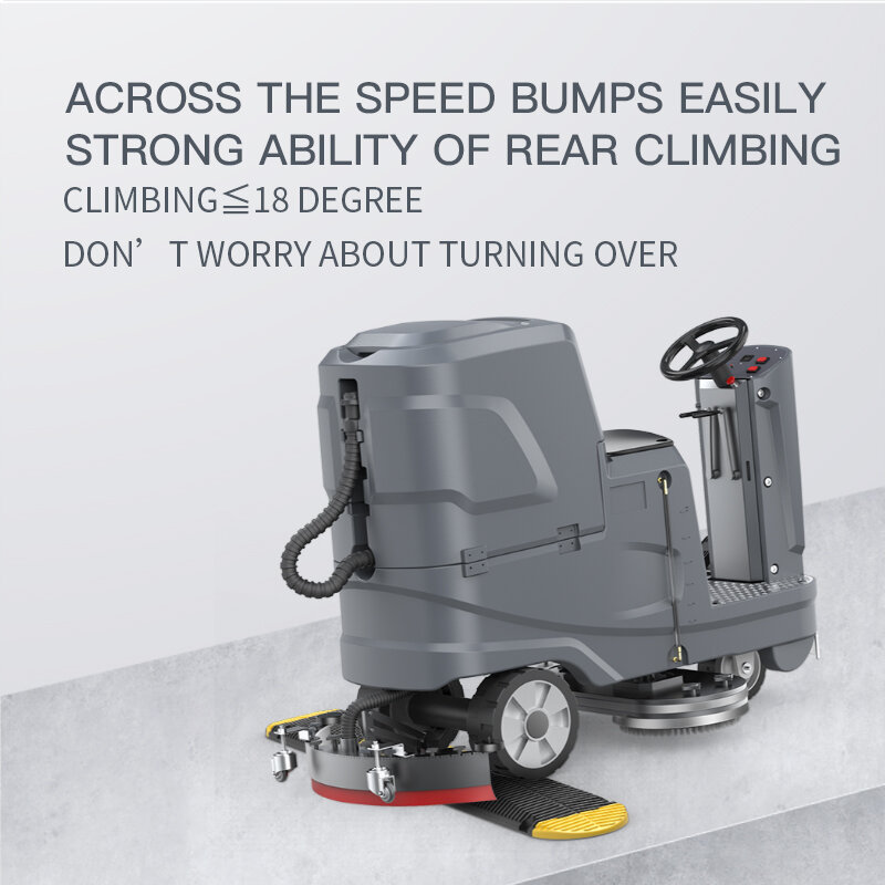 YZ-X5 macchina per la pulizia del pavimento industriale Ride On Automatic Floor Scrubber Cleaning Equipment