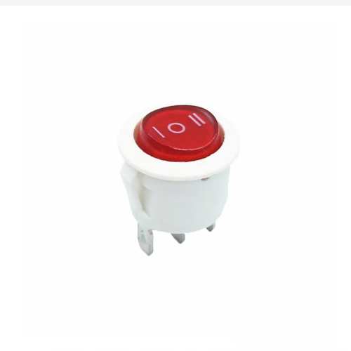 Interruptor de botón basculante redondo KCD1, encendido/apagado, 2/3/4 Pines, 2/3 velocidades con LED, 12V, 24V/6A, 250V/10A, 125V, 20MM