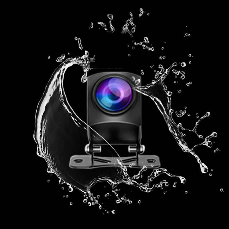 Imagebon kamera spion สำรองข้อมูลรถยนต์ขนาด2.5มม. 4ขากล้องช่วยจอดรถกันน้ำกล้องมองหลังหรือด้านหน้า