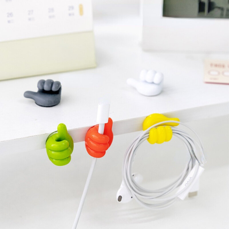 5/10/20 Pcs Multifunctional Clip Holder Thumb Hooks Wire Organizer Wall Hooks Hanger Strong Wall Holder for Kitchen Bathroom New