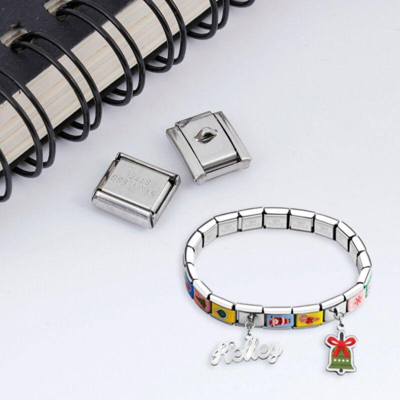 Modules combinaison bracelets en acier inoxydable Durable, Kits bracelets polyvalents pour les amateurs bricolage,