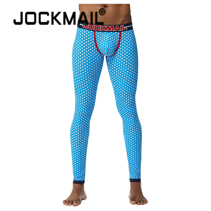 JOCKMAIL Men Underwear Pants High Quality Big Pouch Boxers Underwear Long Johns Mens Thin Thermal Underwear Leggings Pants