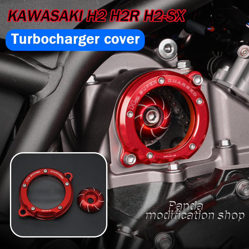 Cover Turbocharger set aksesoris untuk KAWASAKI H2 H2R H2-SX