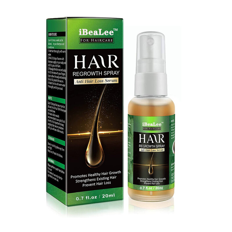 IBeaLee aceite de suero para el cuidado del cabello, esencia de jengibre, cuero cabelludo