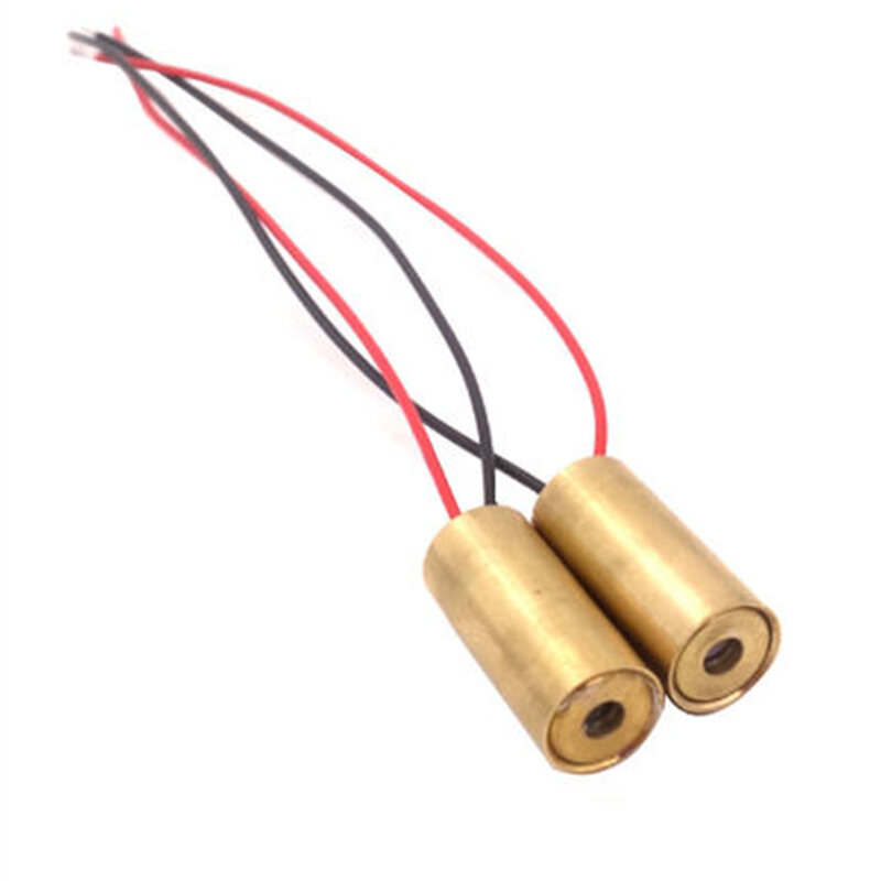 Tête laser en cuivre rouge, technologie de diode croisée, 650nm, 9mm, 3V, 50mW