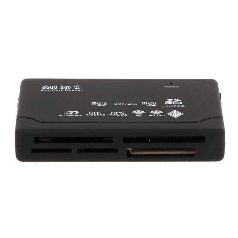 All-in-1 leitor de cartão de memória para USB, Mini SDHC externo, M2, MMC, XD, CF, leitura e gravação, cartão de memória Flash, DIY, mais novo