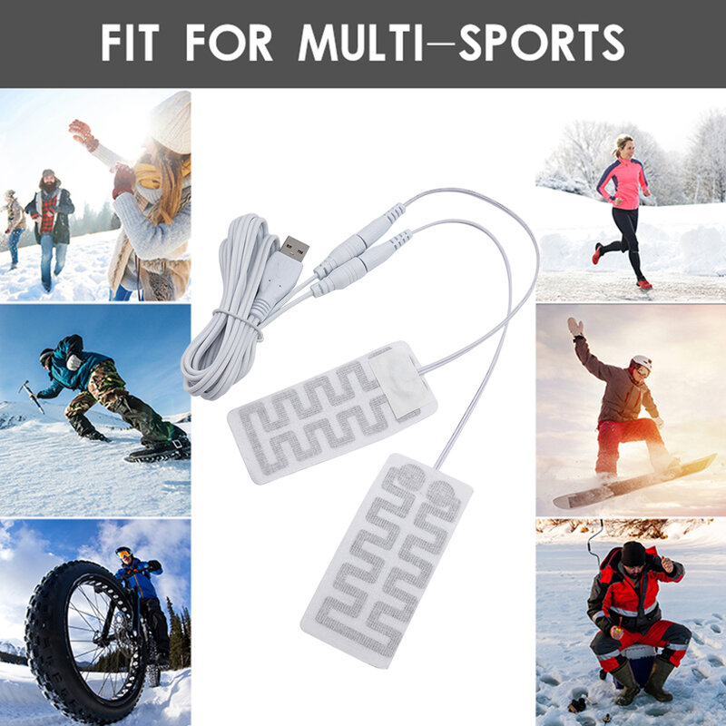 USB加熱手袋,スキーおよびサイクリング用の暖かい5本の指加熱手袋