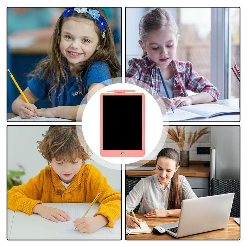 Tablero de dibujo para niños, tableta de escritura con batería LCD, impermeable, juguetes educativos tempranos, almohadilla para garabatos