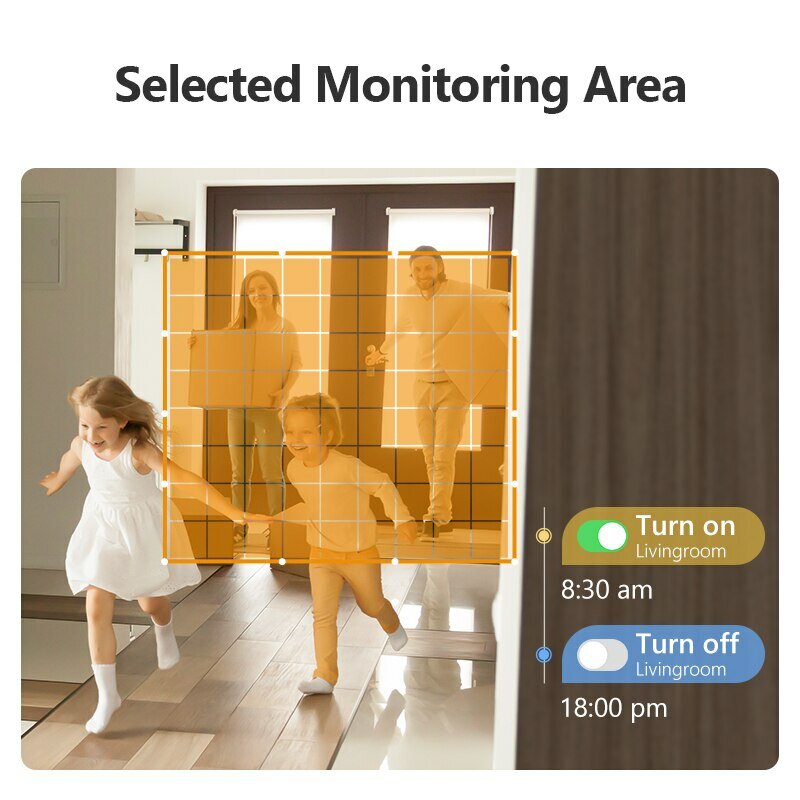 Imou Indoor Cue 2e 2mp Wifi Beveiligingscamera Babyfoon Nachtzicht Menselijke Detectie Ip Camera Videobewaking