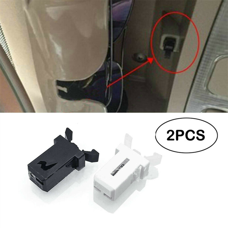 Latch Overhead Console Parts Replacement Accessories Accessory Black+Whtie Car Sunglasses Holder For Most Trash