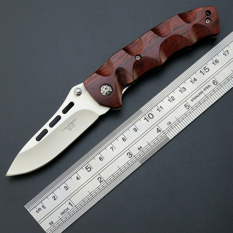 سكين قابل للطي للتخييم من Eafengrow EF1 ، شفرة فولاذية D2 ، مقبض G10 ، سكين جيب للعمل في الهواء الطلق ، الصيد ، أداة EDC
