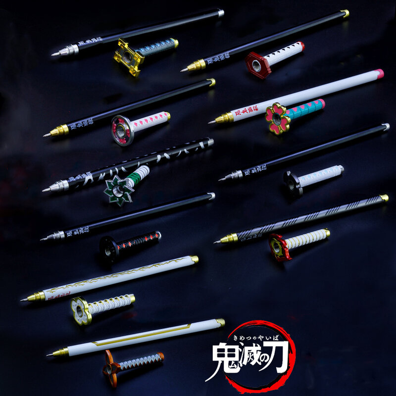 السيوف اليابانية أنيمي جل القلم تأثيري الأسلحة ، ازياء الساموراي النينجا ، الدعائم هدايا عيد الميلاد ، مجموعات المشجعين