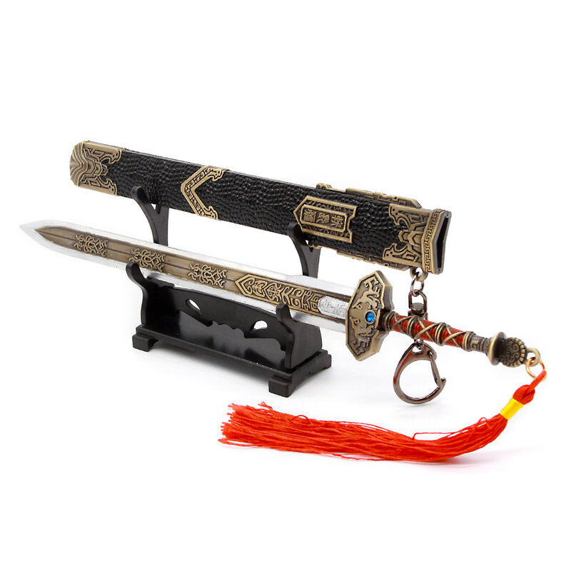 Épée en alliage, ouvre-lettre en métal, modèle d'arme pendentif de la dynastie Han, peut être utilisé pour les jeux de rôle