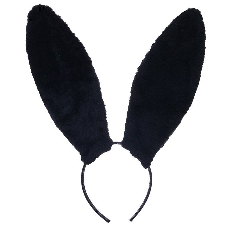 Diadema con Orejas de conejo para niños y adultos, diadema con Orejas de conejo para Halloween, vestido elegante, diadema con orejas de conejo, decoraciones para fiesta de Pascua