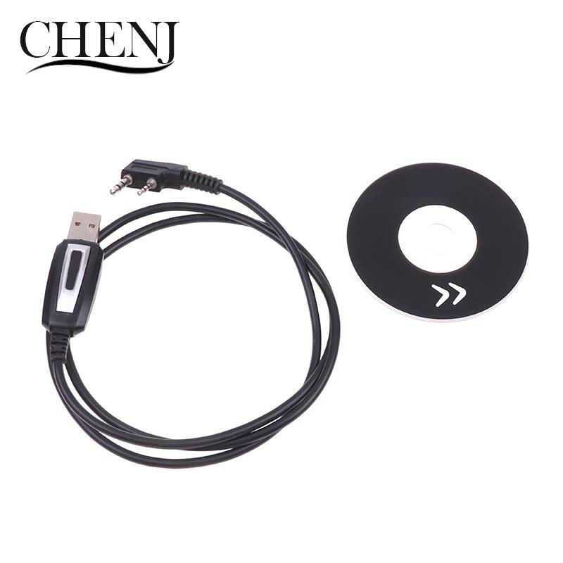 USB-Programmier kabel mit Treiber-CD für UV-5RE UV-5R pofung uv 5r Zwei-Wege-Funk-Walkie-Talkie