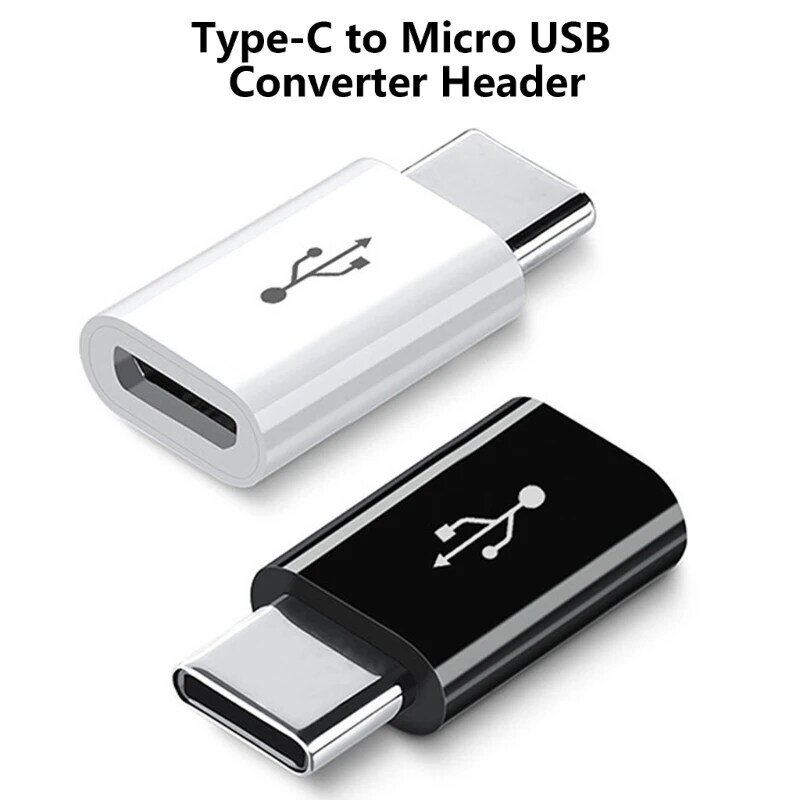 Adattatore ricarica per telefoni Micro USB femmina a connettori maschio tipo Adattatore supporta ricarica dati