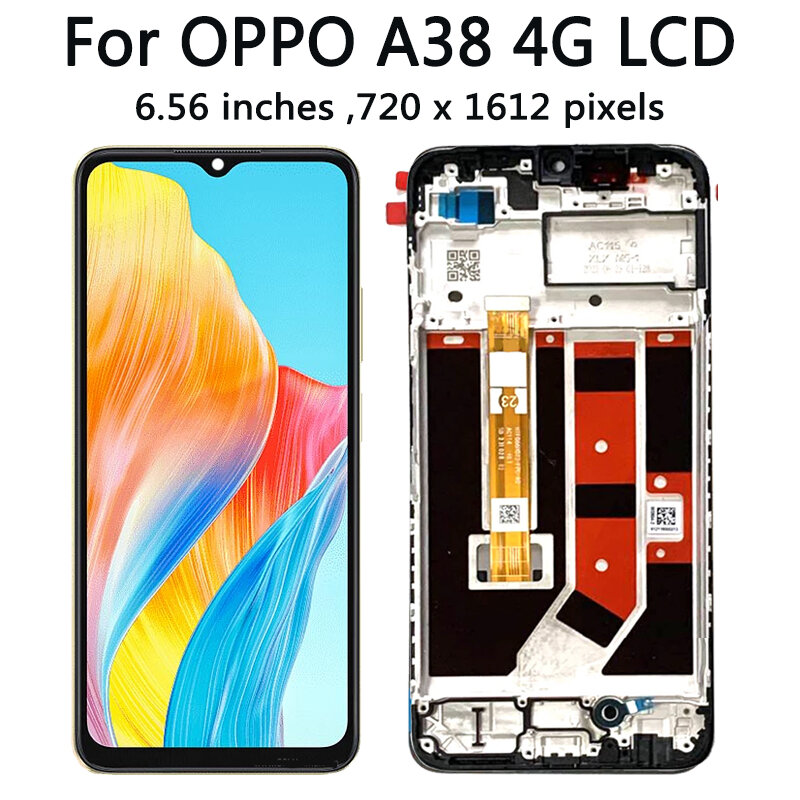6.56 "Original für Oppo A38 LCD-Display Touchscreen-Digitalis ierer für Oppo A38 4G CPH2579 Display Ersatzteile