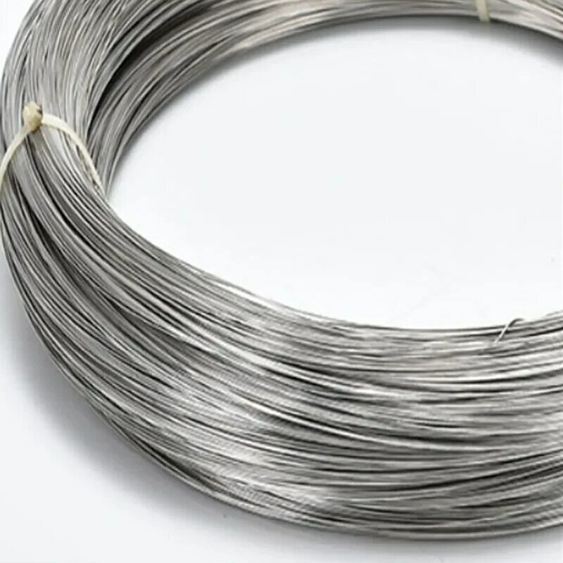 1-30 metri 304 filo di acciaio inossidabile morbido/duro diametro 0.05-3mm filo singolo ancoraggio filo di ferro morbido antiruggine