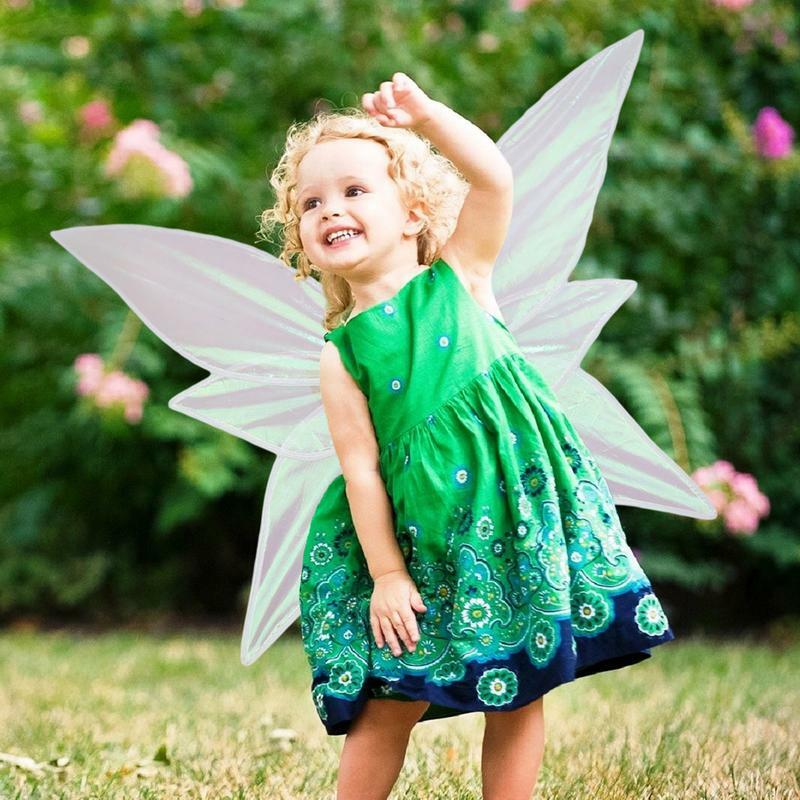 Ali di farfalla accessori per costumi da fata ali di farfalla accessori per costumi Cosplay di Halloween Organza Fairy Wings Gradient
