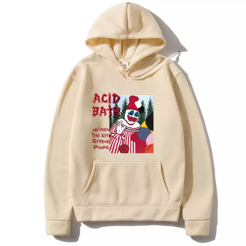 Acid Bath-Sudadera con capucha para hombre y mujer, ropa de calle de algodón, con estampado de Lodos metálicos, de estilo chic Tv Coil, a la moda