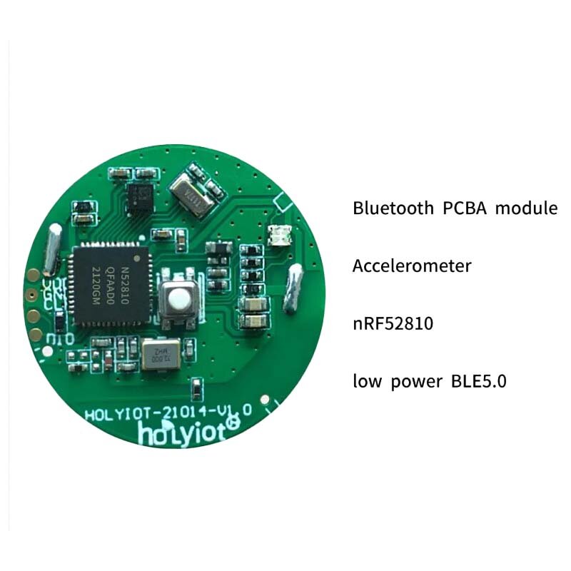 3-осевой акселерометр Holyiot nRF52810, Bluetooth Маяк BLE 5,0, модуль Bluetooth, низкое энергопотребление, позиционирование в помещении iBeacon