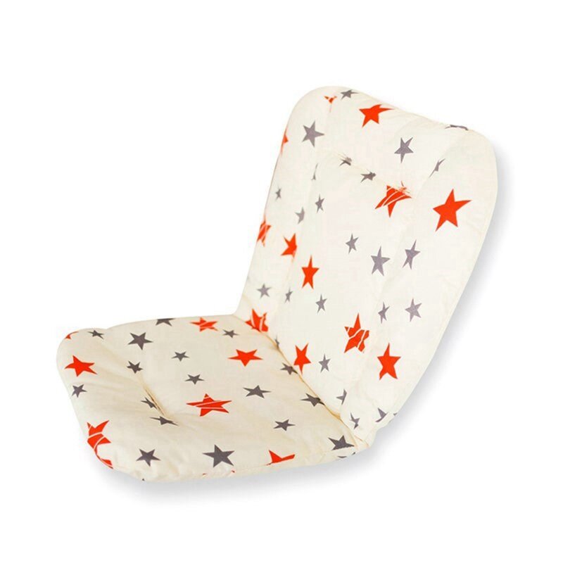 Almohadilla Universal para asiento de cochecito de bebé, cojín para silla alta, forro de algodón, suave, cubierta para silla de alimentación