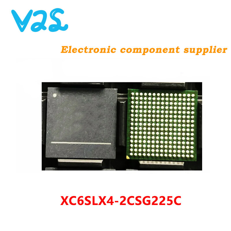 Chipset BGA IC, XC6SLX4-2CSG225C, XC6SLX4-2CSG225, 100% Novo
