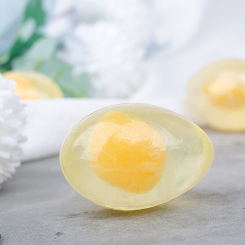80g Organic Skin Care Collagen Whitening Egg Soap Body And Face Cleaning Bath Hotel Toilet Soap