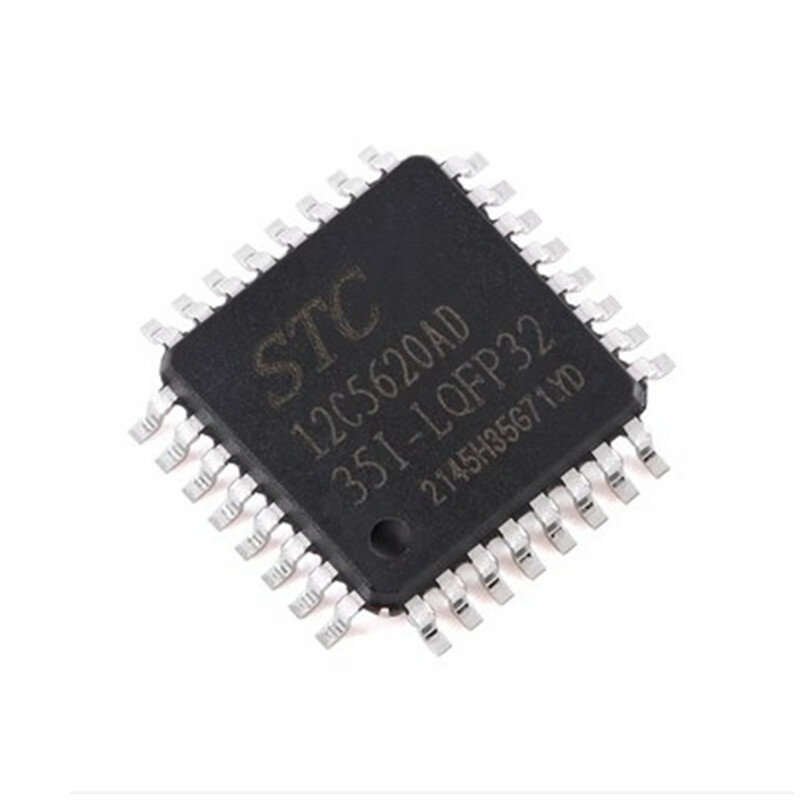 STC8H1K16-36I-LQFP32 STC8H3K64S4-45I-LQFP32, 5 buah Original autentik STC12C5620AD-35I-LQFP32 1T 8051 microprocessor chip