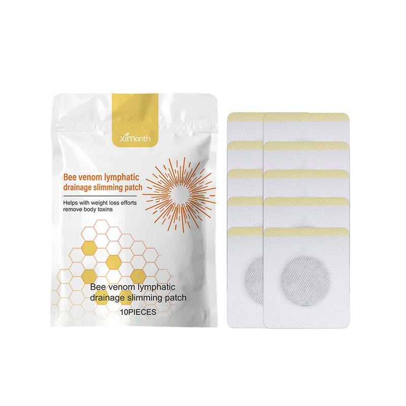 10pcs/Bag Bee Slimming Patch Body Sculpting Belly Stickers Fat Burning Weight Loss Body Firming Waist Thin Arm Slim Navel