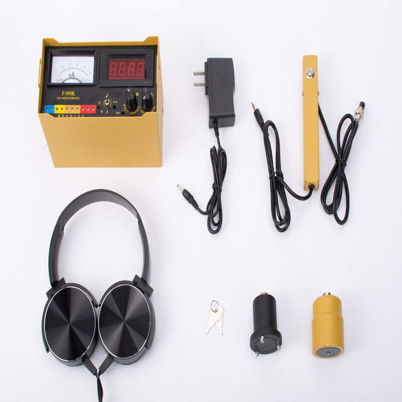 Detector de fugas F999K, dispositivo multifrecuencia, pantalla de cristal líquido, ruibarbo
