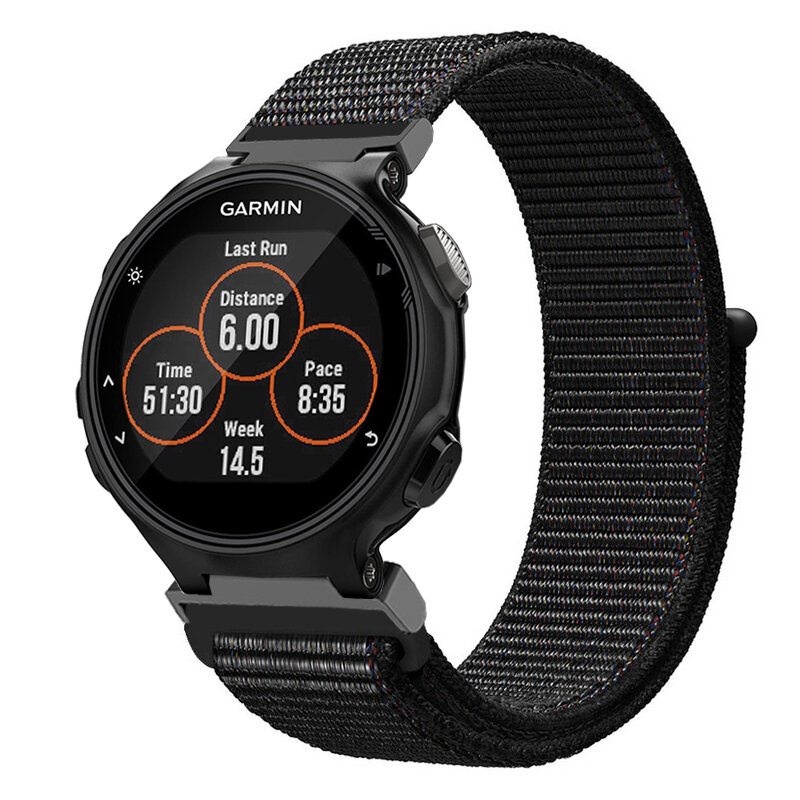 Nylon Loop Watchband For Garmin Forerunner 735XT Wristband Smartwatch Band For Forerunner 735 220 230 235 620 630 Bracelet Strap