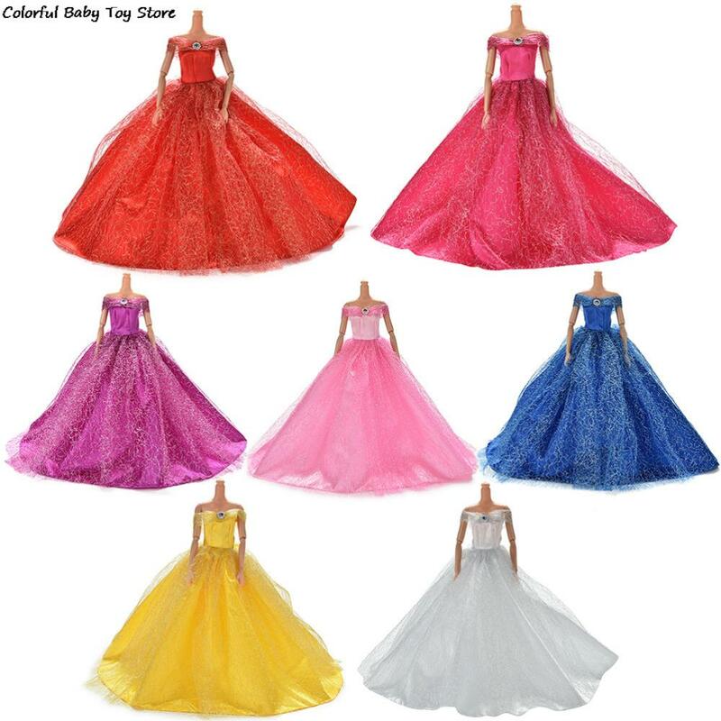 Hot Sale Available High Quality Handmade Wedding Princess Dress Elegant Clothing Gown For Doll Dresses