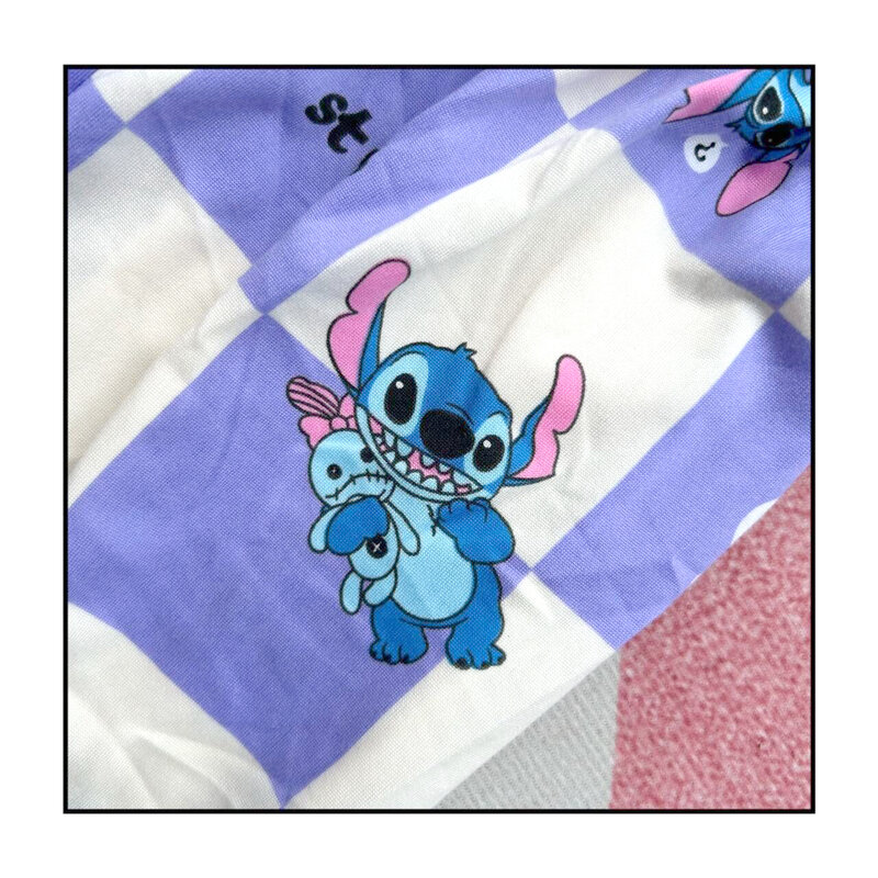 Spring Autumn Children's Clothing Sets Stitch Cartoon Boy Sleepwear Long sleeved Clothes Kids Pajamas Set Baby Girls Pyjamas