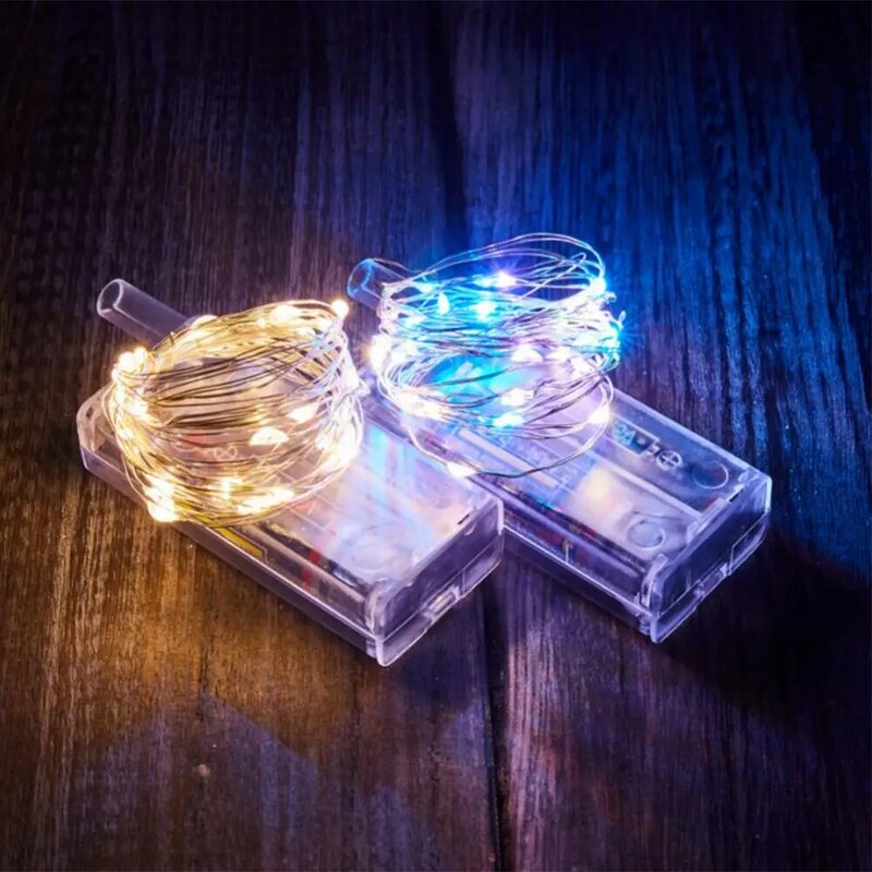 3/5M Fairy String Lights 50 Lamps For Indoor Outdoor Home Wedding Party Decoration Gift Box Bouquet Lights Christmas Ornament