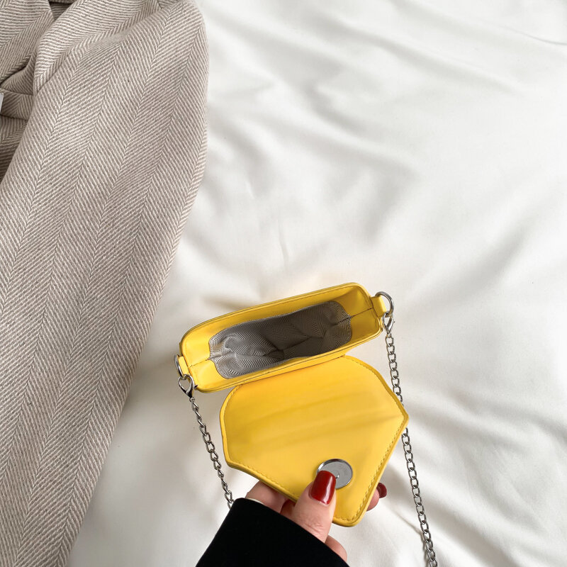 여성용 삼각형 모양 핸드백, 동전 지갑 립스틱 파우치, 2023 신상 디자이너 크로스바디 미니 백, 다목적 패션 가슴 가방