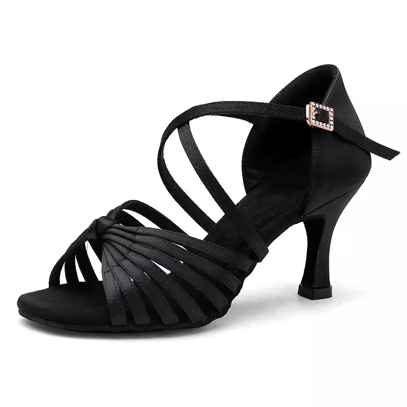 Scarpe da ballo latino in raso di seta da donna di qualità CLYFAN scarpe da ballo professionali per Salsa da sala da ballo