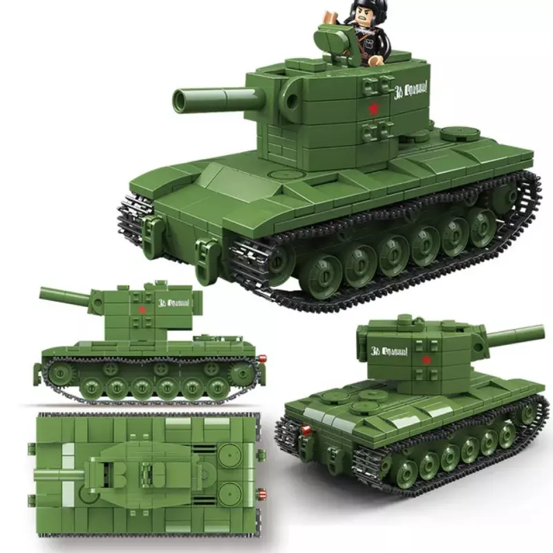 WW2 Panzer militare pantera serbatoio medio muslimv Panther Building Blocks World War II figure mattoni modello giocattoli regalo