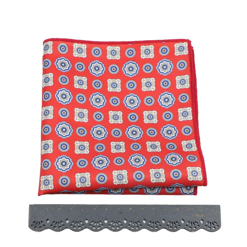 Vintage Mode Hankerchief Sjaals Voor Man Zakdoeken Mannen Pochet Zakdoeken Afdrukken Gestreepte Plaid Snot Rag 26*26cm