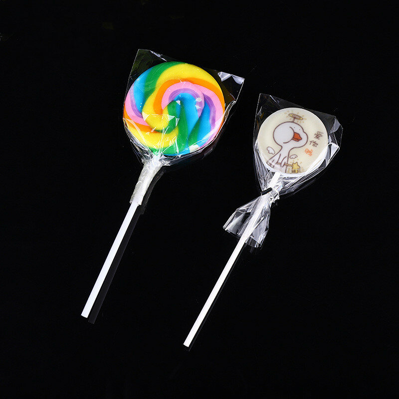 OPP Tas Permen Bening, Kemasan Kue Makanan Kue Plastik Selofan, Tas Lollipop Biskuit Kecil untuk Hadiah Pesta Pernikahan