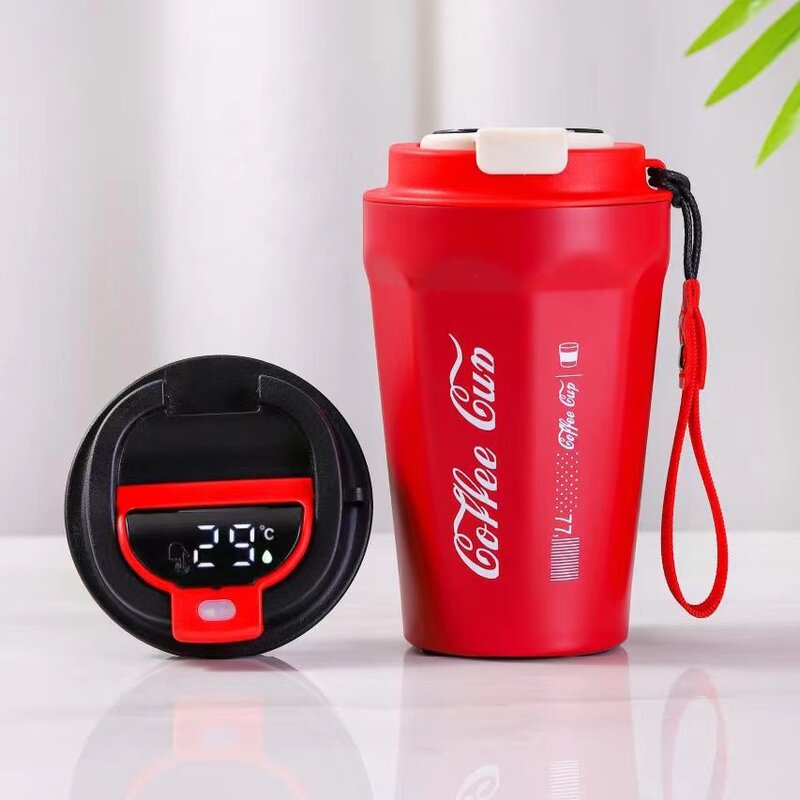 Smart Thermos Bottle Water Digital LED Temperature Coffee Cup 316 Stainless Steel Vacuum Cup Office Cup Business Portable Mug