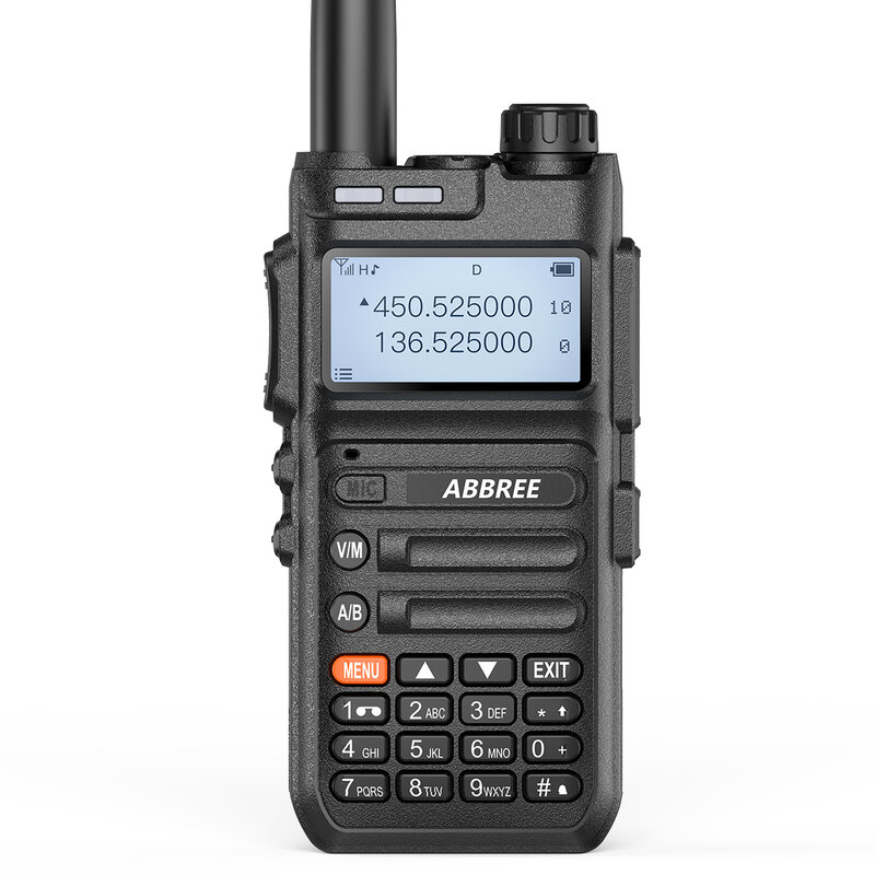 ABBREE AR-F5 bezprzewodowa częstotliwość kopiowania Walkie Talkie 136-520 MHz pełnozakresowy 10W potężny skaner częstotliwości 5800 mAh radio dwukierunkowe
