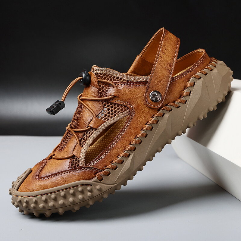2022 verão masculino sandálias casuais respirável sapatos de moda masculina com tamanho grande 46 sapatos masculinos sandálias de caminhada