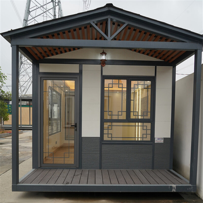 Casa de montaje de marco de contenedor prefabricada, casa Triangular, fácil de usar, con forma popular, Sunny, 2024