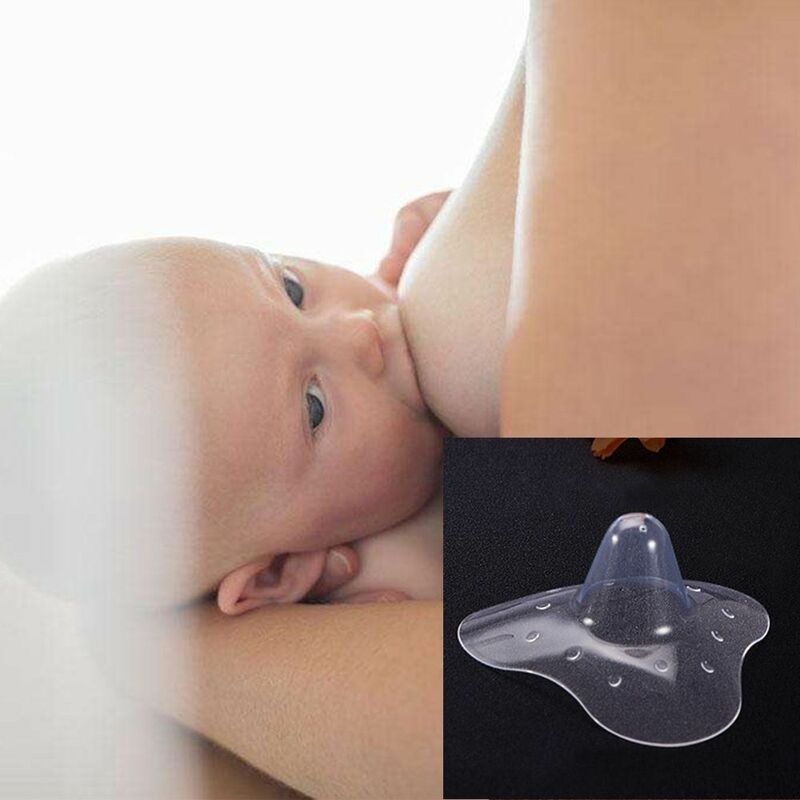 2 pz/paia Soft Nipple Protector Shield Baby Feeding copri seno ciuccio per allattamento