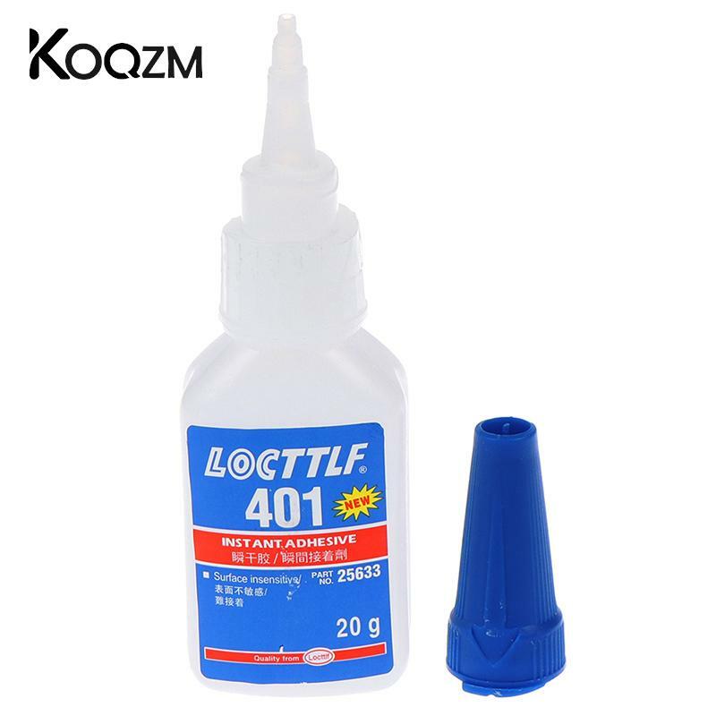 1PC 20g Loctite 401 Instant Klebstoff Flasche Stärker Super Kleber Multi-Zweck