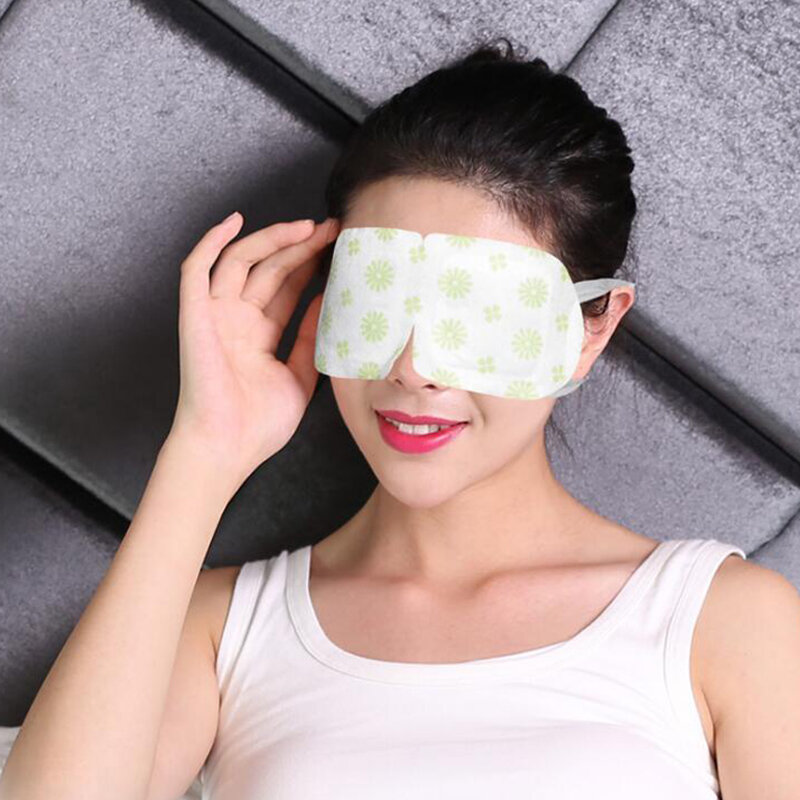 10Pcs Moxa Steam Hot Compress Eye Mask Dry Fatigue Eyes Dark Circles Puffiness Tired Eyes Pain Relieving Mask Anti Wrinkles